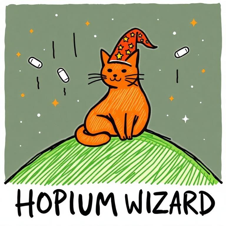 $BTCC meme — HOPIUM WIZARD