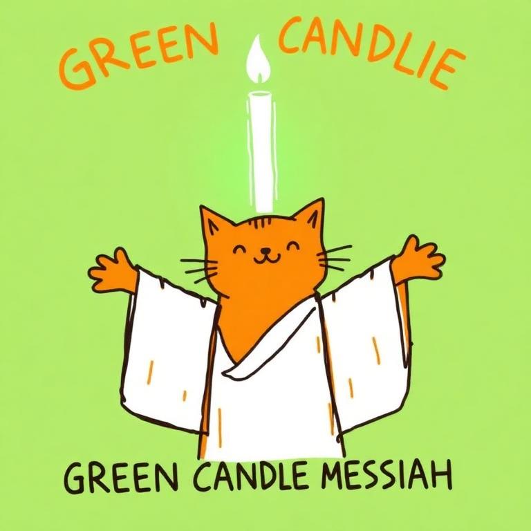 $BTCC meme — GREEN CANDLE MESSIAH