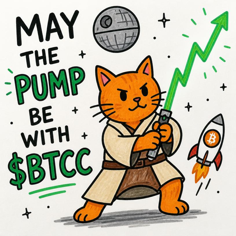 $BTCC meme — MAY THE PUMP BE WITH YOU