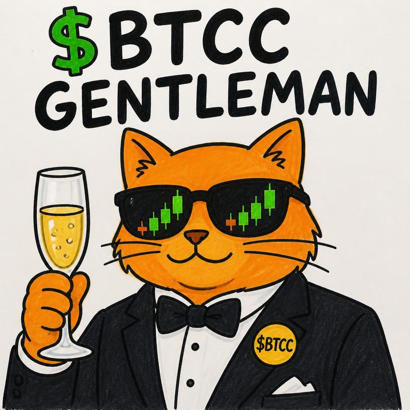 $BTCC meme — $BTCC GENTLEMAN