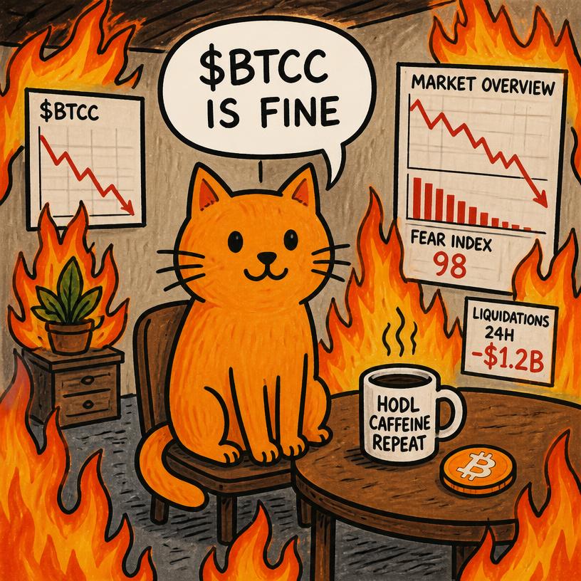 $BTCC meme — $BTCC IS FINE
